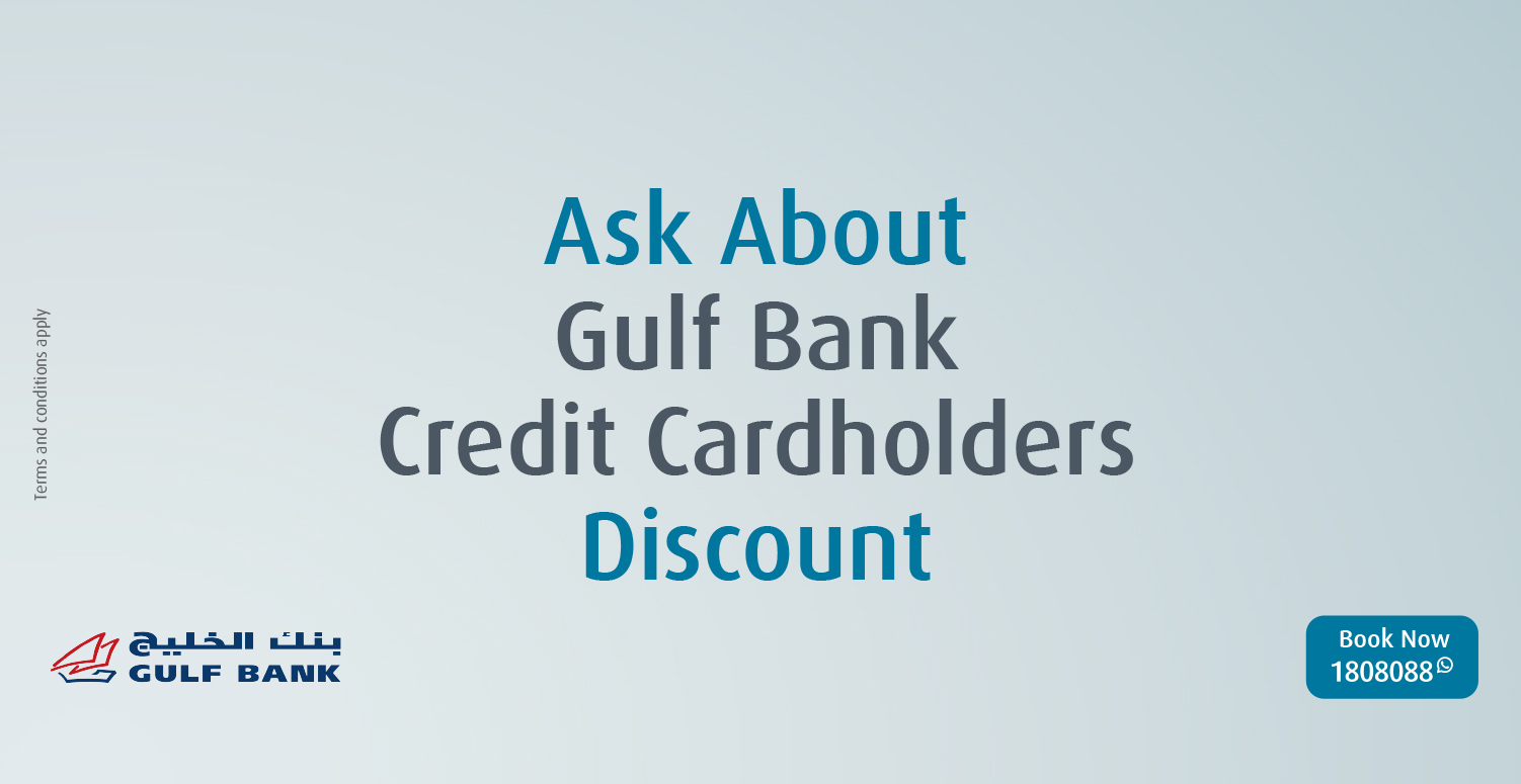 Gulf Bank Credit Cardholders Discount