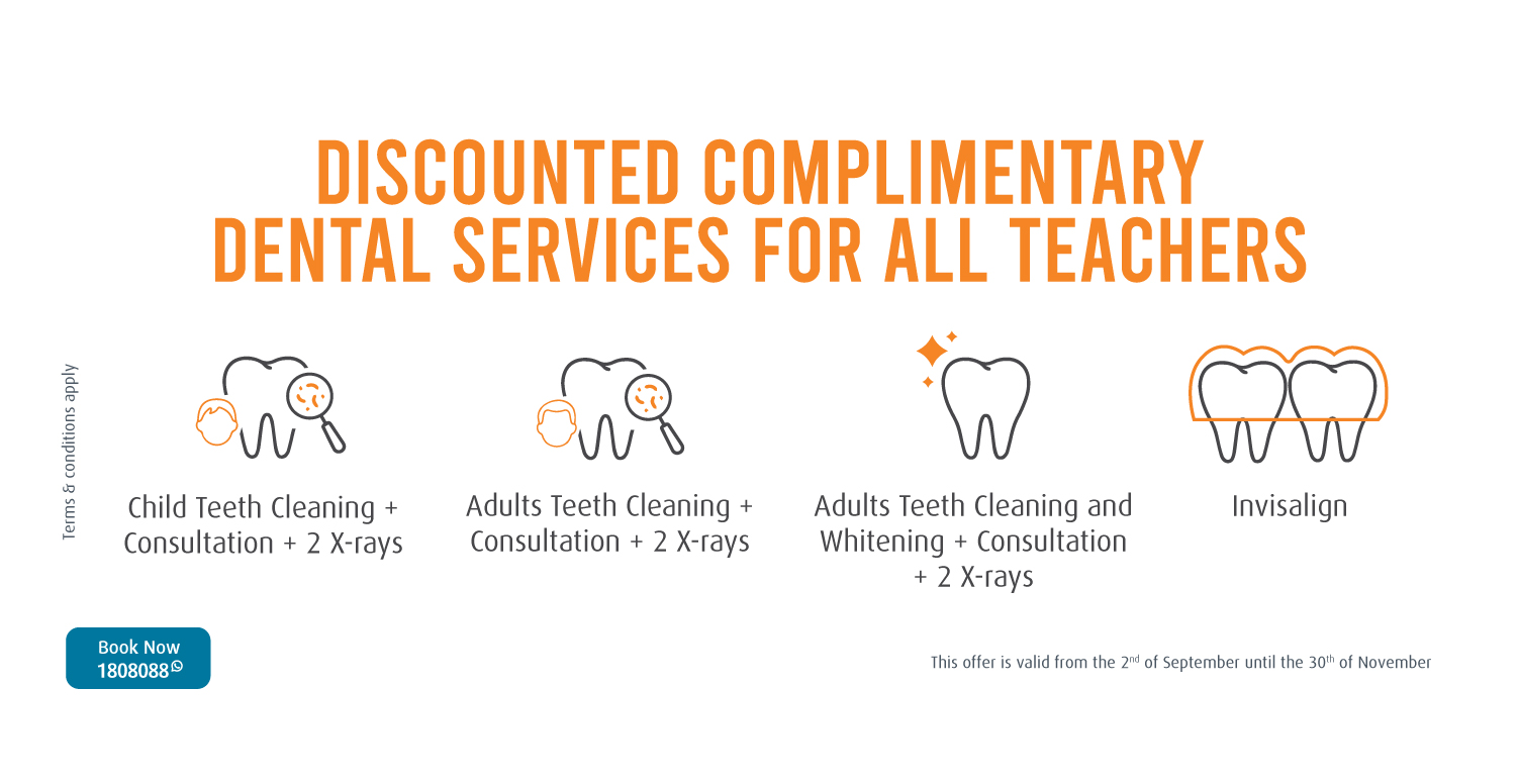 Discounted Complimentary Dental Services For All Teachers