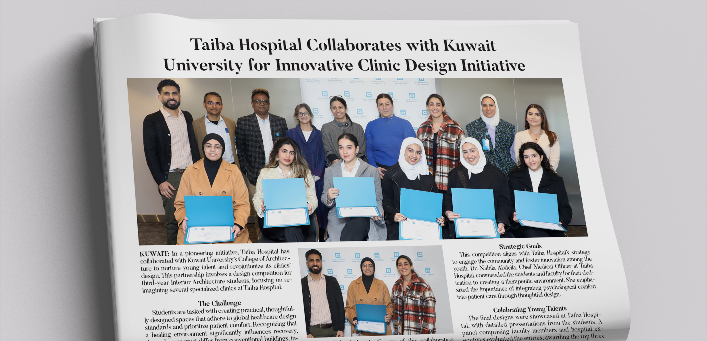 Taiba Hospital Collaborates with Kuwait University for Innovative Clinic Design Initiative